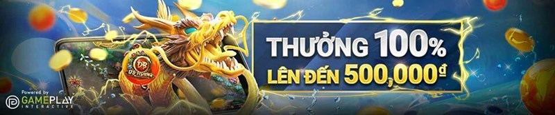 Thưởng 100% lên đến 500,000 VND tại bắn cá W88 1