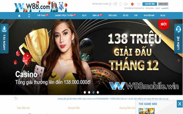 Các trò chơi giải trí online đặc dắc nhất khi tải App W88