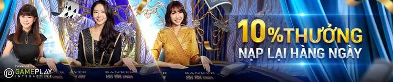 Thưởng 10% lên đến 500k tại W88 Casino Club W+ 3