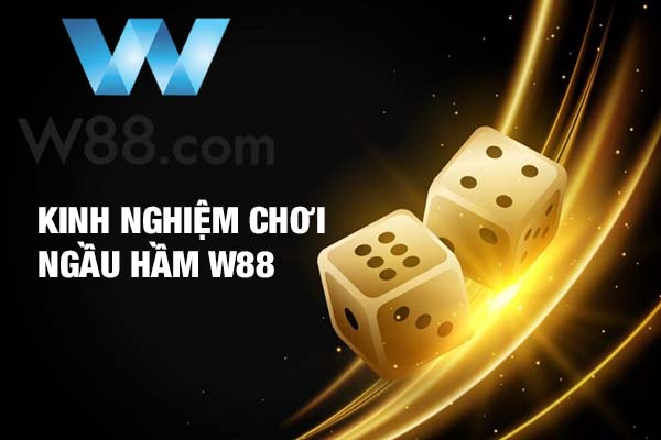 Chia sẻ kinh nghiệm chơi ngầu hầm W88