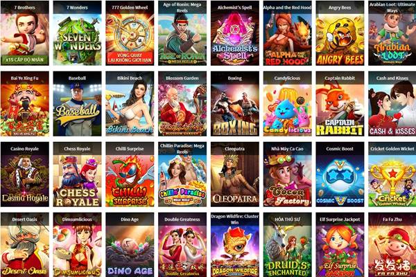 Các loại Slot Game tại W88 mà bạn có thể tham gia